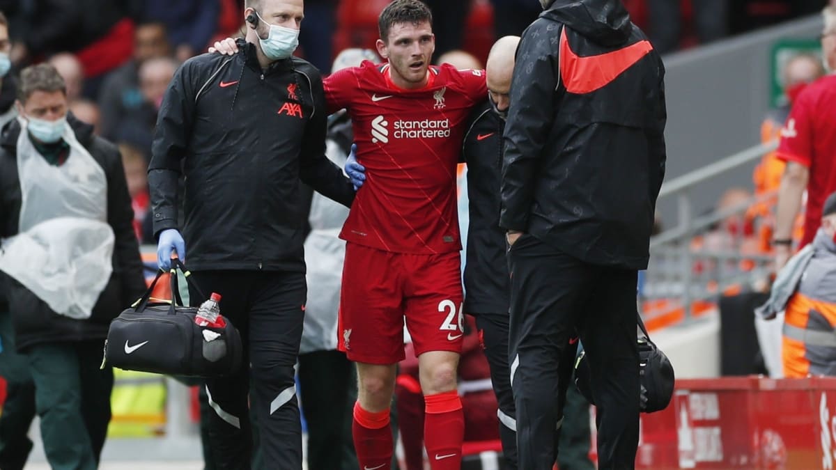 Andy Robertson has confirmed that he sustained ligament damage during Sunday’s friendly against Athletic Club.