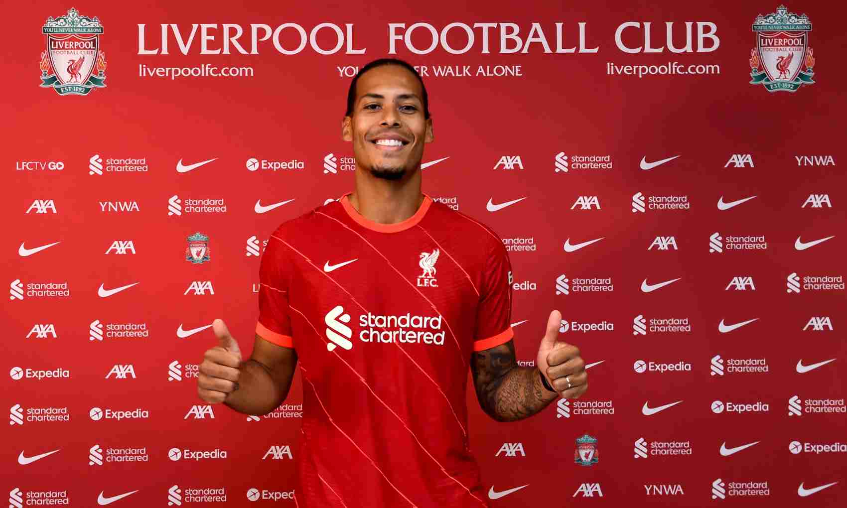 Virgil van Dijk signs a new long-term contract with Liverpool Football club.