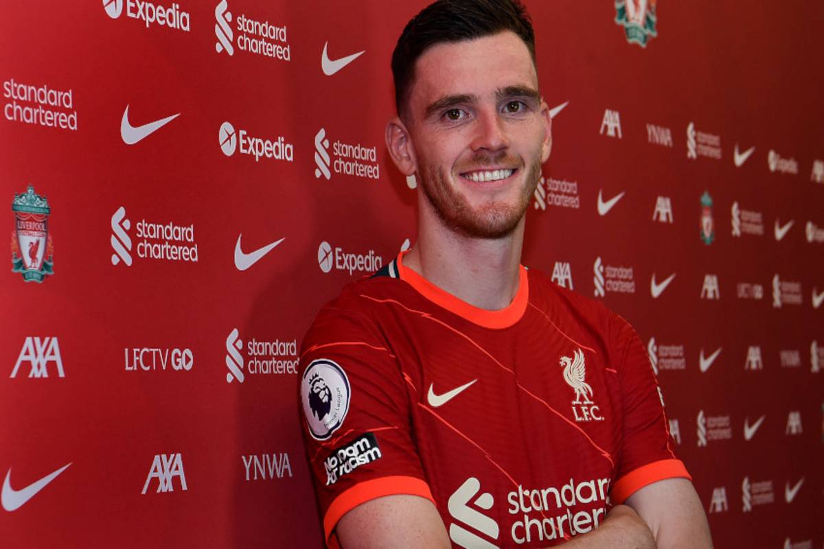 Andy Robertson signs a new contract with Liverpool Football Club.