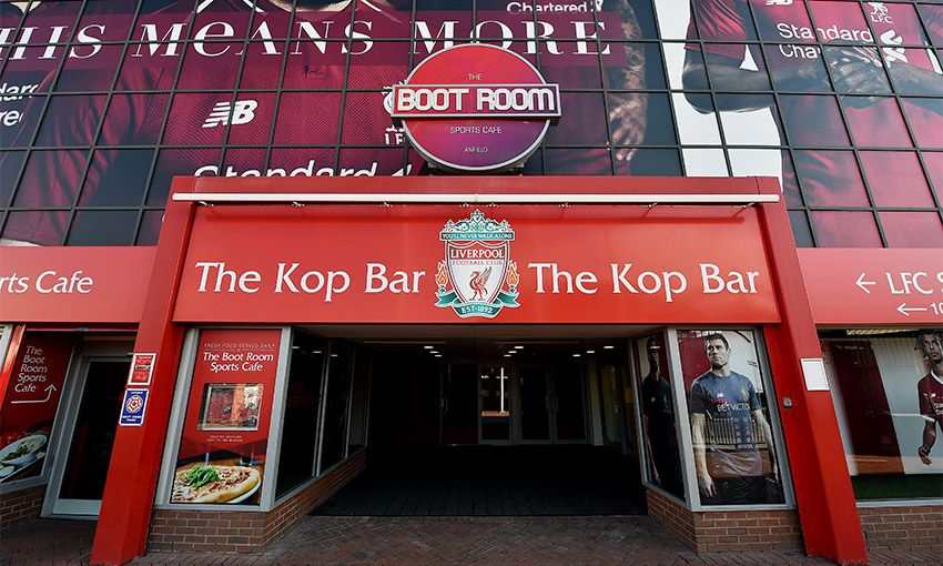 Anfield's new Kop fan bar is now open for home supporters to enjoy every matchday.