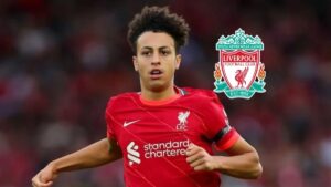 Kaide Gordon pens first contract with Liverpool Football Club.