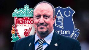 Manager Liverpool Everton Rafa Benitez