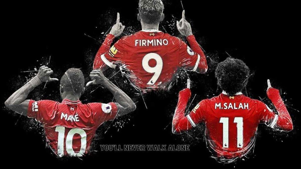 Liverpool trio - Firmino, Mane, Salah.