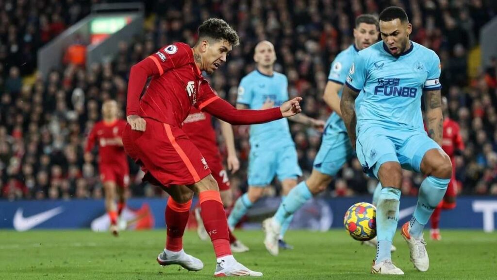 Liverpool outmuscled Newcastle to record the 2000th English Top flight win.