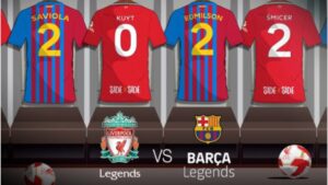 Liverpool Barcelona legends