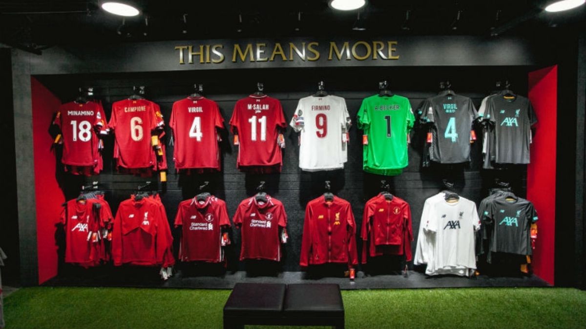 Liverpool Top 10 players in terms of jersey sales