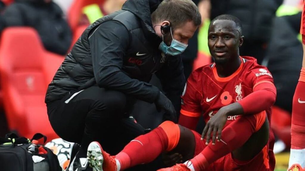 Naby Keita was left out of Liverpool's matchday squad against Man United. And the midfielder suffered another crazy injury out of nothing