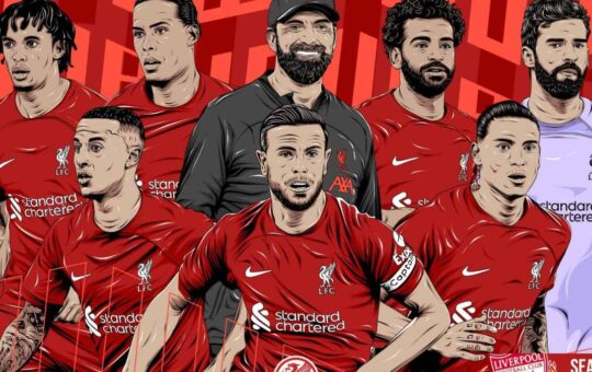 Seven Reds are named as homegrown players for the season in Liverpool's 23-player Premier League roster for 2022–2023.