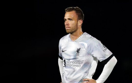 Sad news for Liverpool fans as £125k-a-week player Arthur Melo is ruled out for four months.