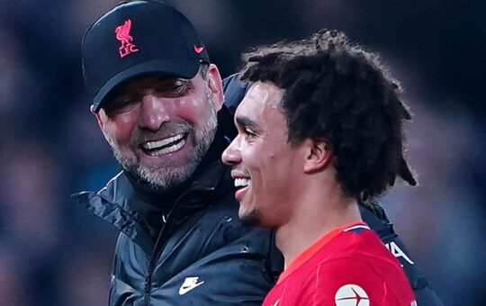 Trent and Liverpool manager Klopp