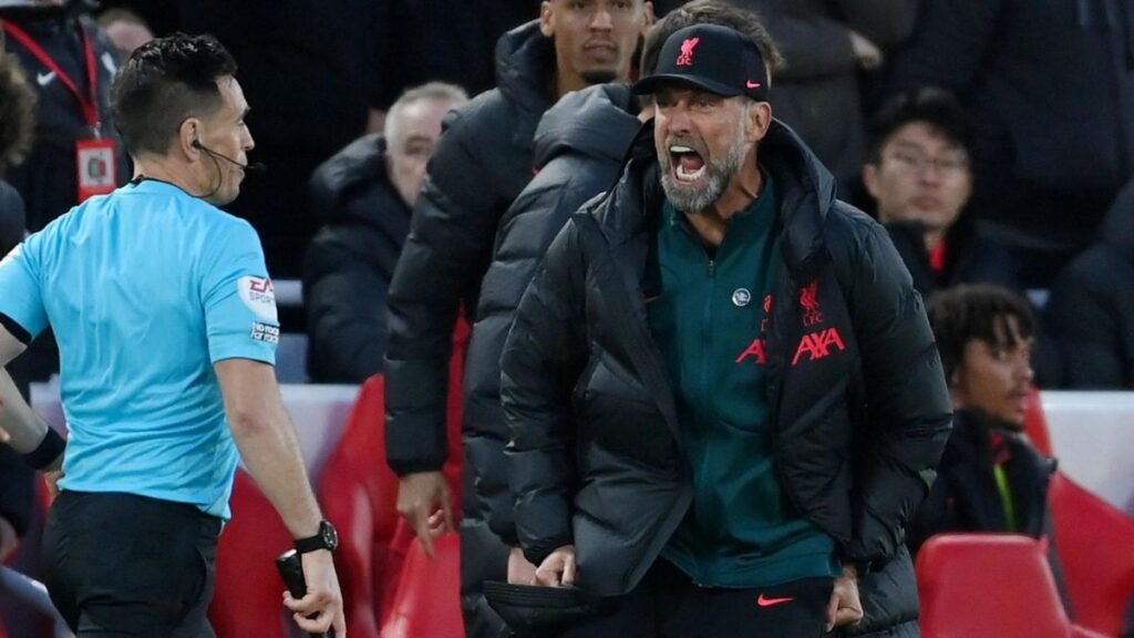 Jurgen Klopp will not be given a touchline suspension following his red card against Man City.