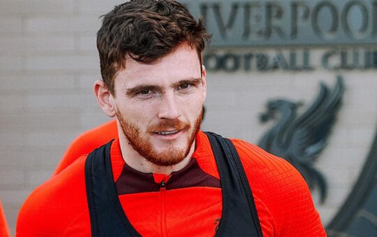 Andy Robertson wins MBE