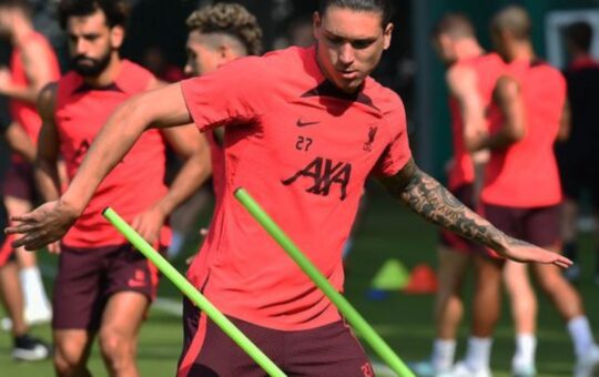 Liverpool FC are preparing for the Real Madrid Clash, and Darwin Nunez is also part of the training.