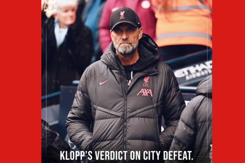 Jurgen Klopp comments on Man City 4-1 Liverpool
