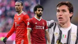 Salah replacements for Liverpool - Federico Chiesa and Leroy Sane