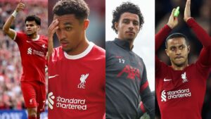 Diaz, Trent, Jones, and Thiago for Liverpool