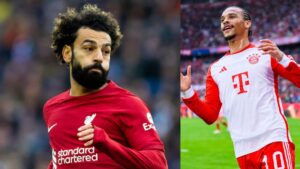 Leroy Sane could replace Salah at Liverpool