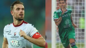 Henderson and Firmino in Saudi Pro League