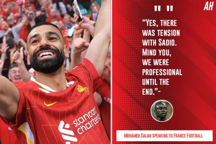 Mohamed Salah reveals truth behind his relation with Sadio Mane