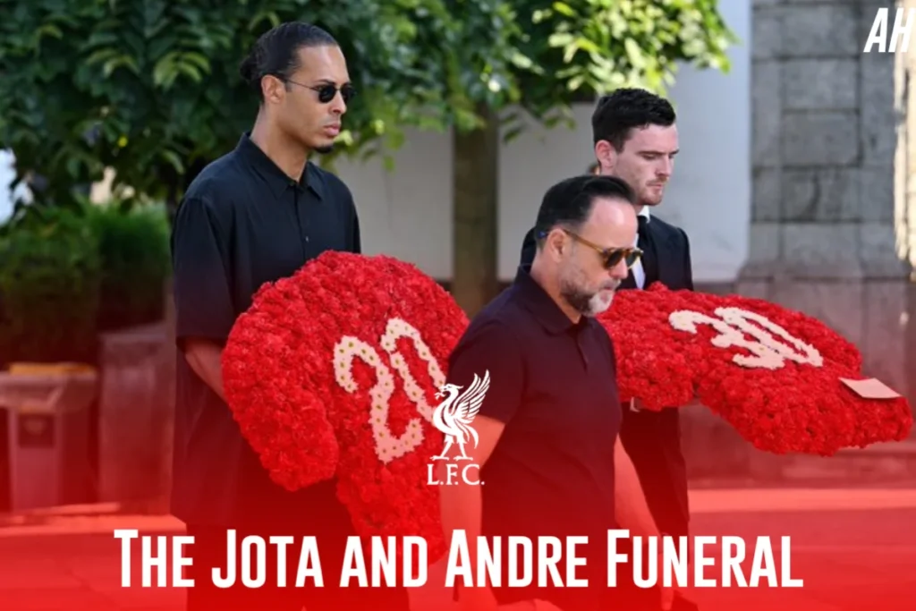 Diogo Jota and Andre funeral