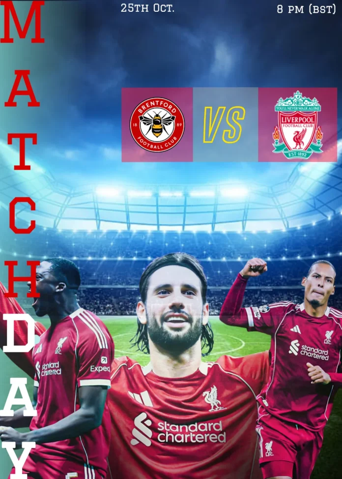 Liverpool vs Brentford Premier League