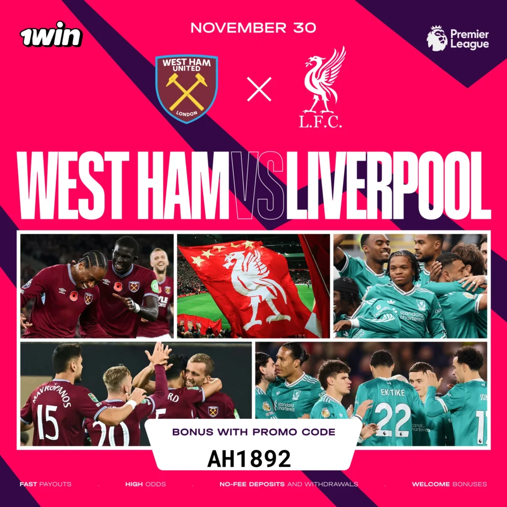 West Ham vs Liverpool: Premier League 2025/26