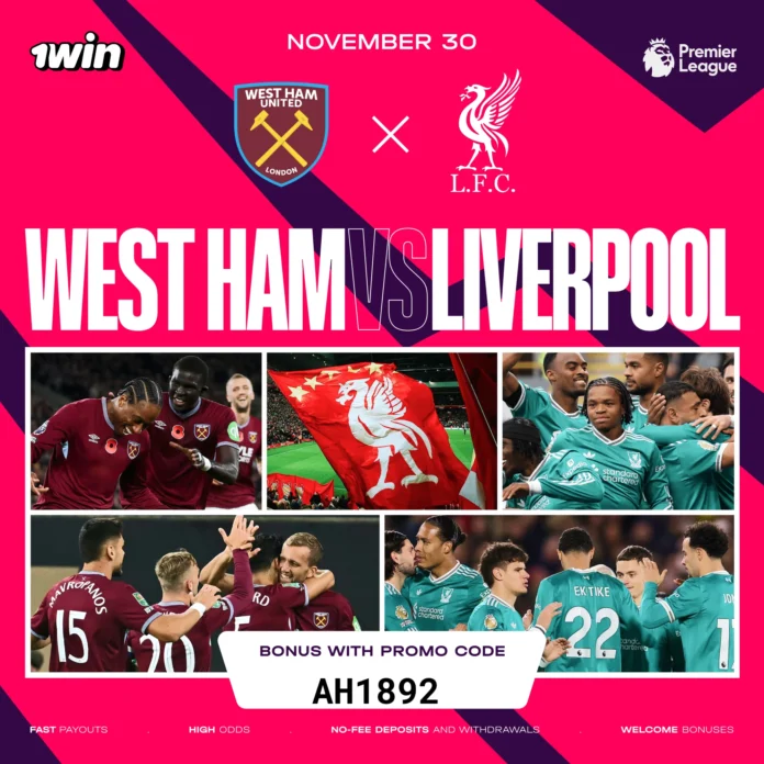 West Ham vs Liverpool: Premier League 2025/26 West Ham vs Liverpool: Premier League 2025/26
