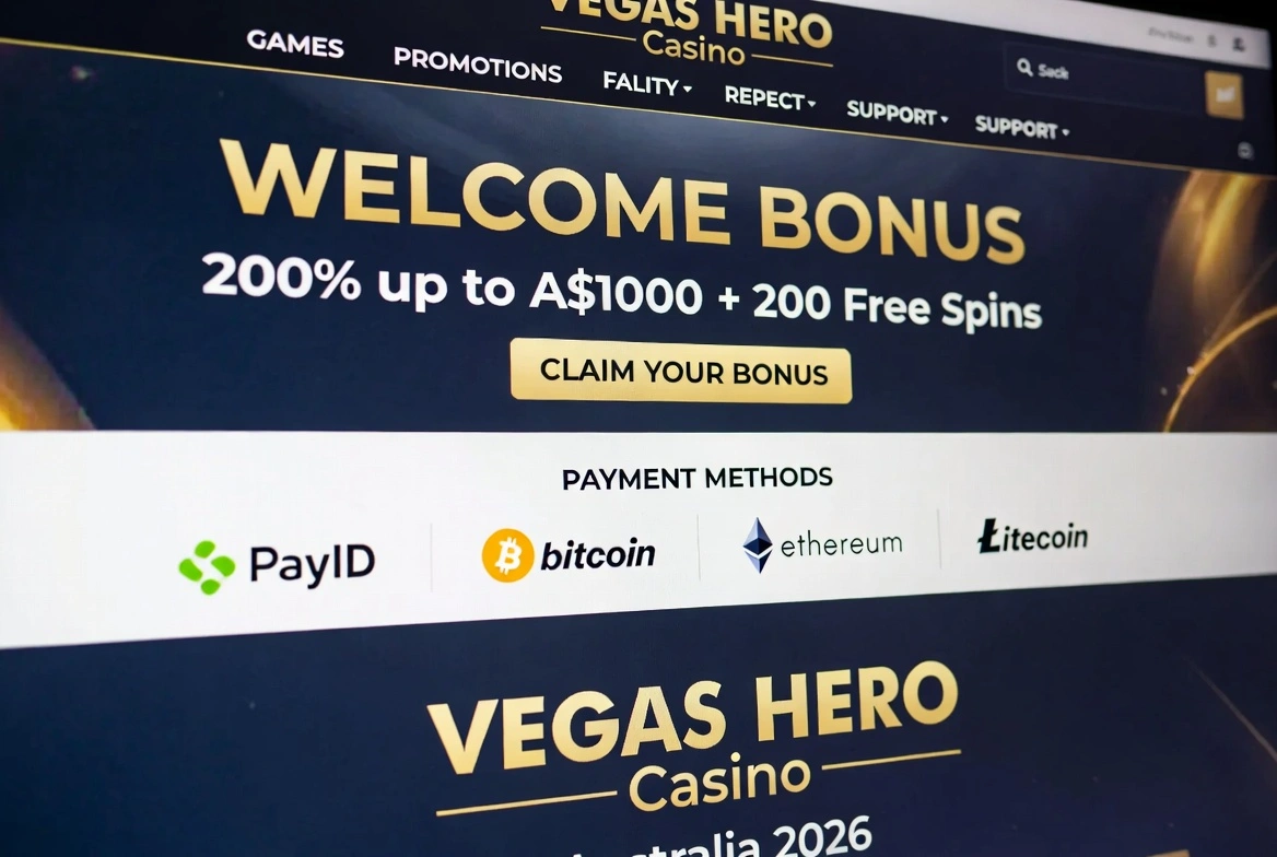 VEGAS HERO welcome bonus